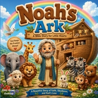 Noah's Ark: A Heartwarming Bible Story for Kids About Faith, Obedience, God's Protection, and His Rainbow Promise (Bible Children Storybook) B0H6KCWL13 Book Cover