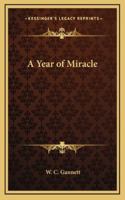 A Year of Miracle: A Poem in Four Sermons 101822484X Book Cover