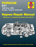 Porsche 911: Automotive Repair Manual, 1965 to 1989 - Coupe, Targa & Cabriolet 1850106983 Book Cover