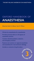 Oxford Handbook of Anaesthesia (Oxford Handbooks Series) 0199661235 Book Cover