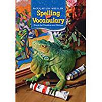 Houghton Mifflin Spelling and Vocabulary: Student Edition Non-Consumable Grade 5 2006 0618491902 Book Cover