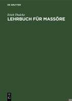 Lehrbuch F�r Mass�re 3111138755 Book Cover