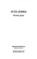 After Derrida 0719043786 Book Cover