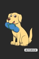 Notebook: 6x9 Zoll ca. DIN A5 Labrador Hund Notizheft leer 120 Seiten leeres Labrador Hund Notizbuch f�r Notizen in Schule, Universit�t, Arbeit oder zuhause. Eine tolles Geschenk f�r Ihre Liebsten. 1678552941 Book Cover