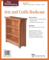 Fine Woodworking's Arts and Crafts Bookcase Plan 1600855938 Book Cover