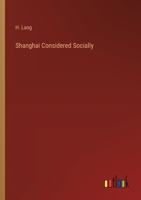 Shanghai Considered Socially 1024104966 Book Cover