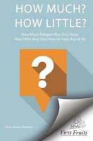 How much? How little? How much religion may one have? How little may one have, to have any at all? 1621717569 Book Cover