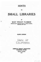 Hints to Small Libraries 1532993048 Book Cover