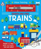 Search and Find Trains 1801058601 Book Cover