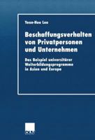 Beschaffungsverhalten Von Privatpersonen Und Unternehmen 3824406209 Book Cover