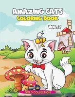Amazing Cats - Coloring Book, vol.3 B084DFYJQK Book Cover