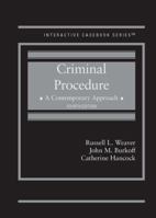 Criminal Procedure, A Contemporary Approach 1685614604 Book Cover