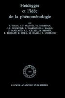 Heidegger Et L'Id E de La PH Nom Nologie 9024735866 Book Cover