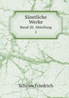 Samtliche Werke Band 20. Abteilung 1 5518977611 Book Cover
