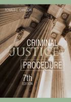 Criminal Justice Procedure 0870841319 Book Cover