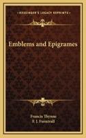 Emblems and Epigrames 1417925418 Book Cover