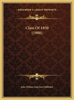 Class Of 1850 1169609856 Book Cover