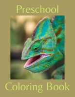 Preschool Coloring Book: First Doodling For Children Ages 1-3 - Many Big Animal Illustrations For Coloring, Doodling and Learning B08QBYKKCV Book Cover