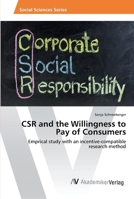 CSR and the Willingness to Pay of Consumers 3639889061 Book Cover