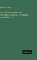 Geschichte der spanischen Protestanten und ihrer Verfolgung durch Philipp II 3386300731 Book Cover