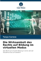 Die Wirksamkeit des Rechts auf Bildung im virtuellen Modus 6205737434 Book Cover