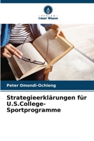 Strategieerklärungen für U.S.College-Sportprogramme (German Edition) 6207068351 Book Cover