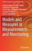 Models and Measures in Measurements and Monitoring 3030707822 Book Cover