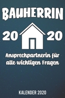 Kalender 2020: Bauherrin 2020A5 Kalender Planer für ein erfolgreiches Jahr - 110 Seiten (German Edition) 1673008836 Book Cover