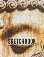 Sketch Book: Peaceful Buddha Design Drawing Book For Artist - Large 8.5x11 Size 1077315910 Book Cover