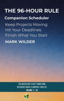 The 96-Hour Rule — Companion Scheduler: Keep Projects Moving - Hit Your Deadlines - Finish What You Start (The Wilder Way to Get Things Done — Reference Books to Improve Your Life) 1970587164 Book Cover