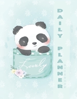 Daily planner notebook: Daily planner Notebook with Cute Cartoon cover Extra large (8.5 x 11) inches, 110 pages, Daily planner notebook 1710162597 Book Cover