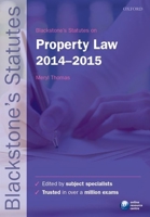 Blackstone's Statutes on Property Law 2014-2015 0198709536 Book Cover