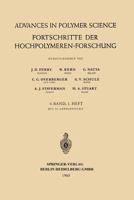 Advances in Polymer Science, Volume 4/3: Fortschritte Der Hochpolymeren-Forschung 3540034412 Book Cover