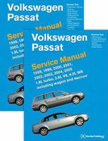 Volkswagen Passat (B5) Service Manual: 1998, 1999, 2000, 2001, 2002, 2003, 2004, 2005 [2 VOLUME SET] 0837616697 Book Cover