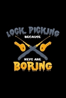 Lock Picking because keys are boring: 6x9 Lock Picking - dotgrid - dot grid paper - notebook - notes 1653300604 Book Cover