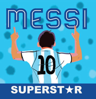 Messi Superstar 9874616369 Book Cover