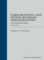 Corporations and Other Business Organizations: Cases, Materials, Problems 1531000193 Book Cover