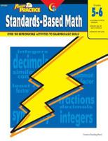 Power Practice: Standards-Based Math, Gr. 5-6 1591980887 Book Cover