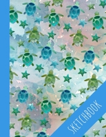 Turtle Sketchbook: Cute Sketchbook With See Turtles, Perfect For Kids, Large Blank Pages For Drawing 1087342694 Book Cover