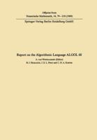 Report on the Algorithmic Language ALGOL 68 3662386461 Book Cover