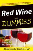 Red Wine for Dummies 0764550128 Book Cover
