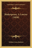 Shakespeare, A Lawyer (1858) 1141113120 Book Cover