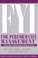 FYI For Performance Management: For Managers, Coaches, and Individuals (CD Included) 1933578122 Book Cover
