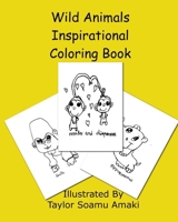 Wild Animals Inspirational Coloring Book B0CN65SKV4 Book Cover