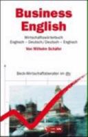 Business English. Wirtschaftswörterbuch: Englisch-Deutsch / Deutsch-Englisch 3423508930 Book Cover