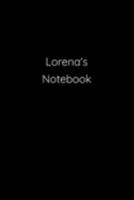 Lorena's Notebook: Notebook / Journal / Diary - 6 x 9 inches (15,24 x 22,86 cm), 150 pages. 1691186724 Book Cover