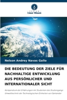 Die Bedeutung Der Ziele Für Nachhaltige Entwicklung Aus Persönlicher Und Internationaler Sicht 6205364255 Book Cover