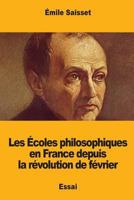 Les �coles Philosophiques En France 1977835937 Book Cover