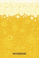 Notebook : Beer Background Blank Lined Journal to Write in for Notes, Diary, to Do Lists, Notepad - Beer Lovers and Beer Drinker Gifts for Friend Men and Women 171248740X Book Cover