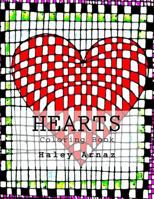 Hearts Coloring Book 1542381517 Book Cover
